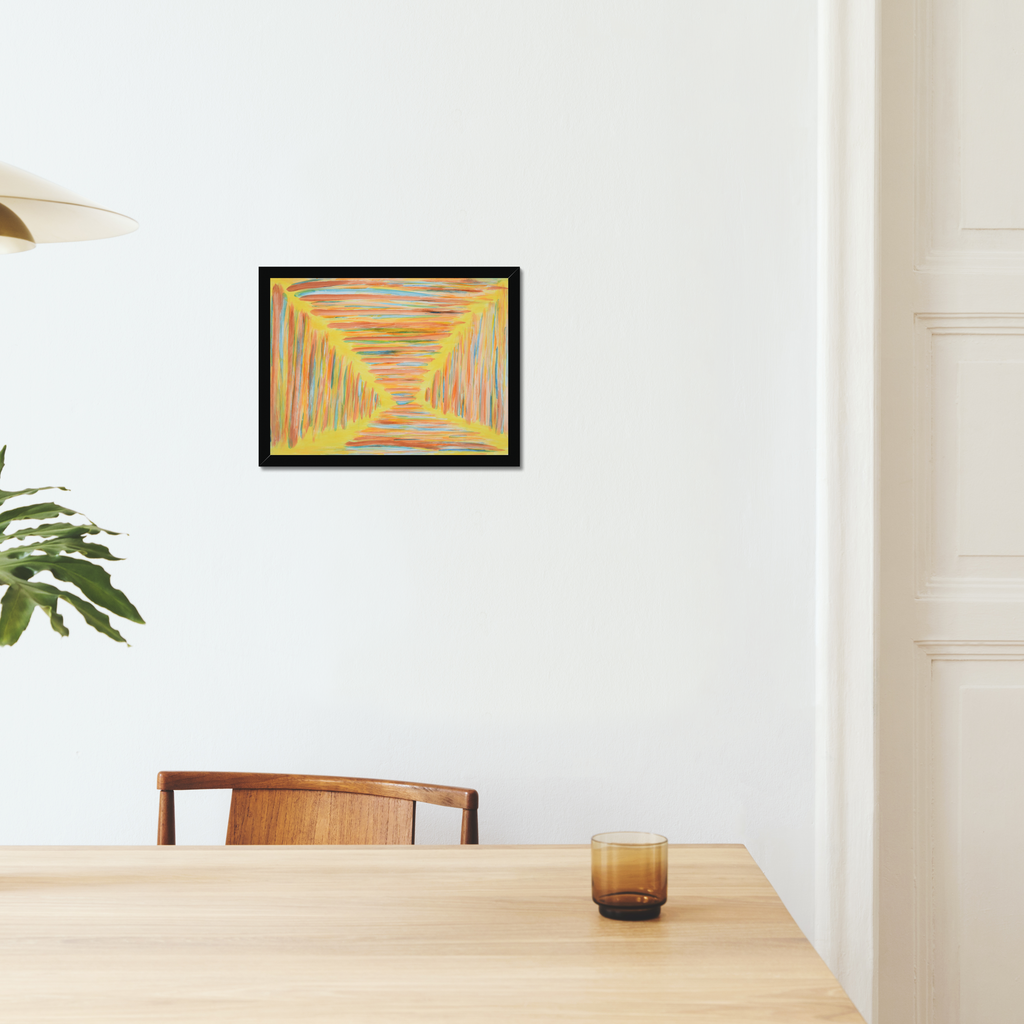 Vanishing Light framed print in an interior